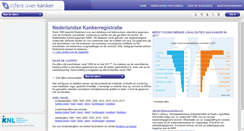 Desktop Screenshot of cijfersoverkanker.nl